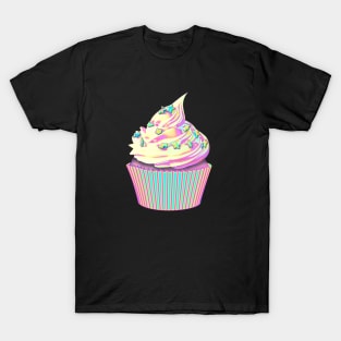 Pink Holographic Cupcake T-Shirt